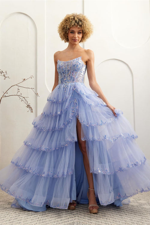Prom Dress Sweetheart Illusion Bodice Gala Gown By Amelia Couture 4033