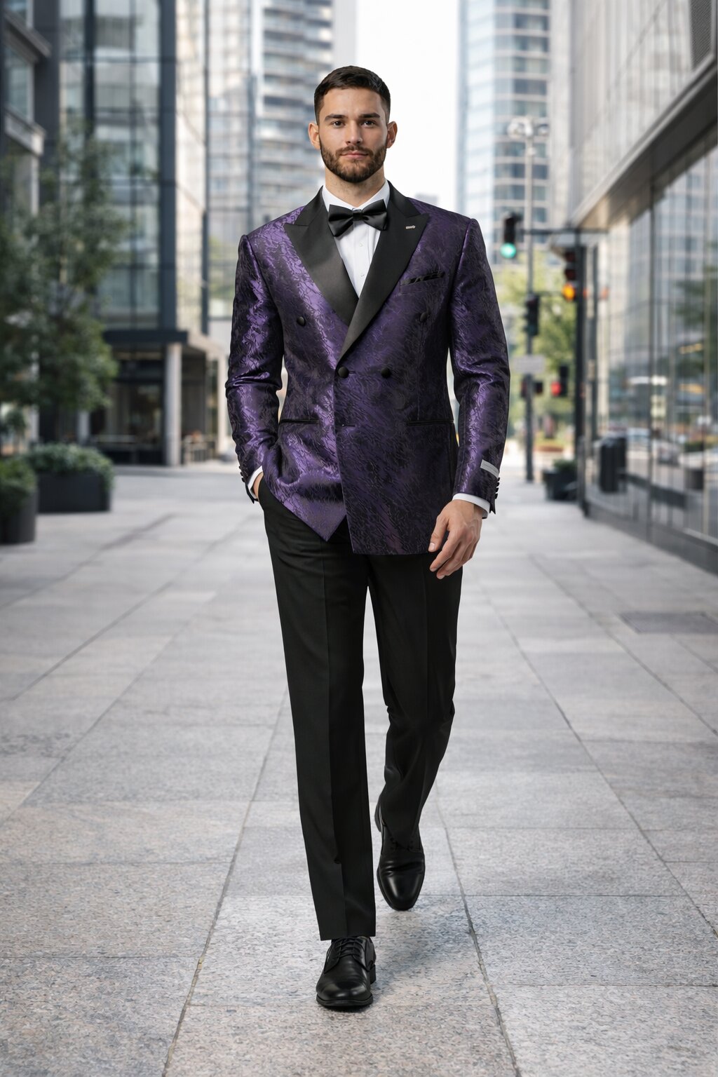 Stacy Adams Men's Hybrid Fit Sport Coat - High Fashion Pattern