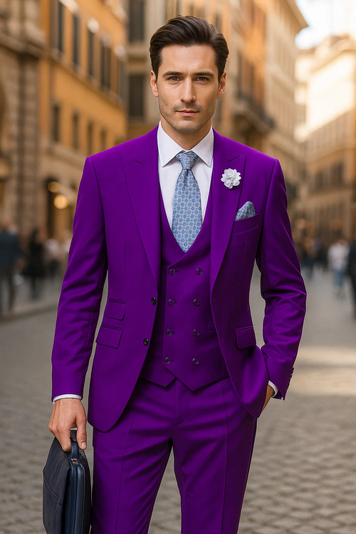 mens-3-piece-purple-suit-peak-lapel-2-button-double-breasted-vest