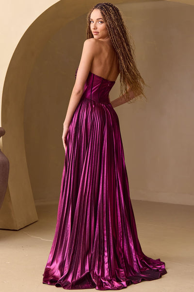 Red Carpet Dress Sweetheart A-Line Evening Gown By Amelia Couture 2058