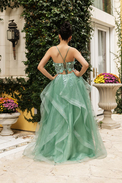 Red Carpet Dress Sweetheart A-Line Sparkle Gown By Royal Queen RQ8158