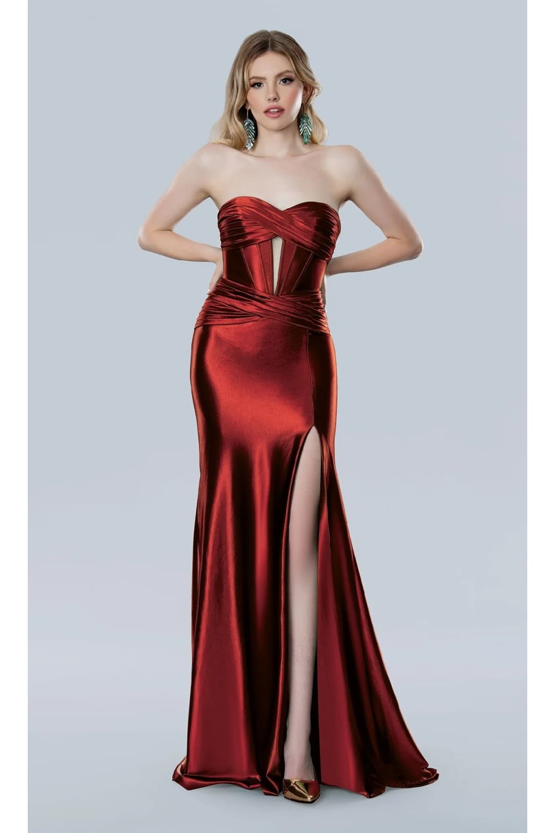 Red Prom Dress Sexy Formal Evening Gown Stella Couture 25194