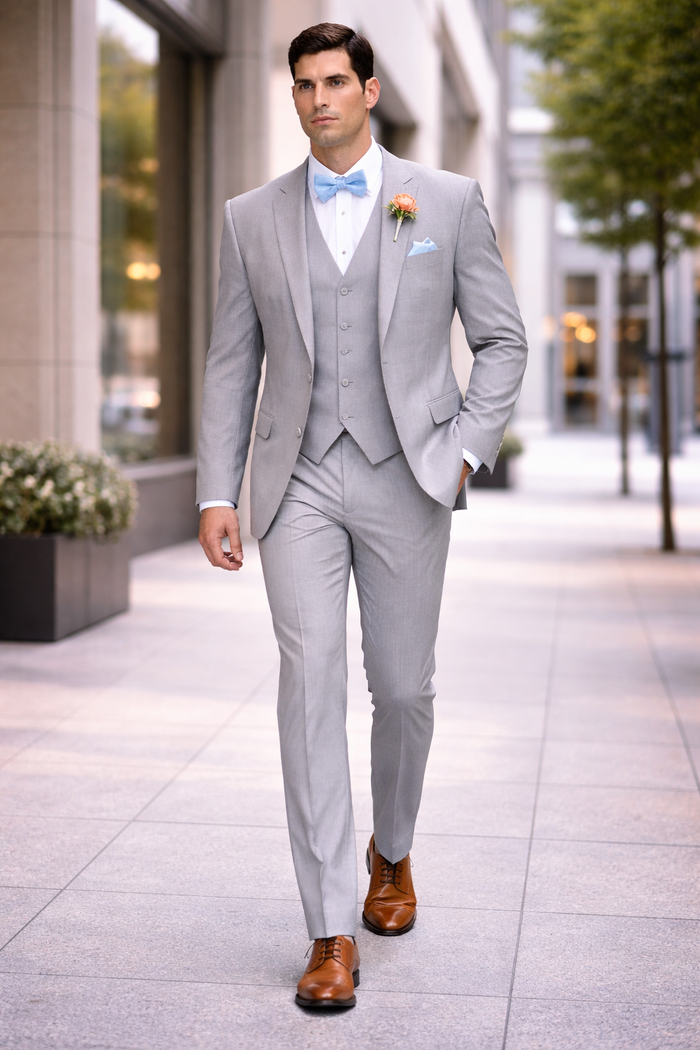 grey prom suits |Gold Prom Suit Gray Prom Dress