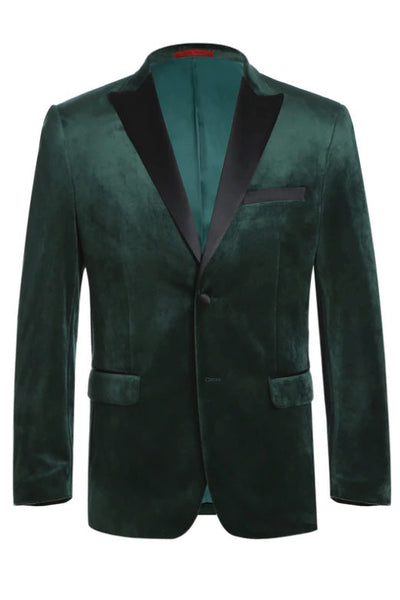 Marseille Green Velvet Jacket (Separates) by RN Collection
