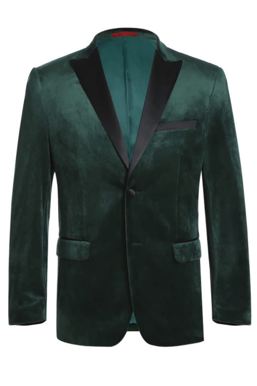 Marseille Green Velvet Jacket (Separates) by RN Collection