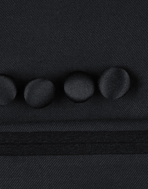 Claude Black 2-Button Notch Wool Tuxedo (2-Piece Set) by RN Collection