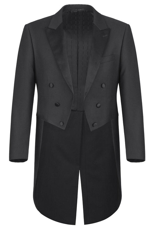 Gabriel Black Tailcoat Tuxedo (2-Piece Set) by RN Collection