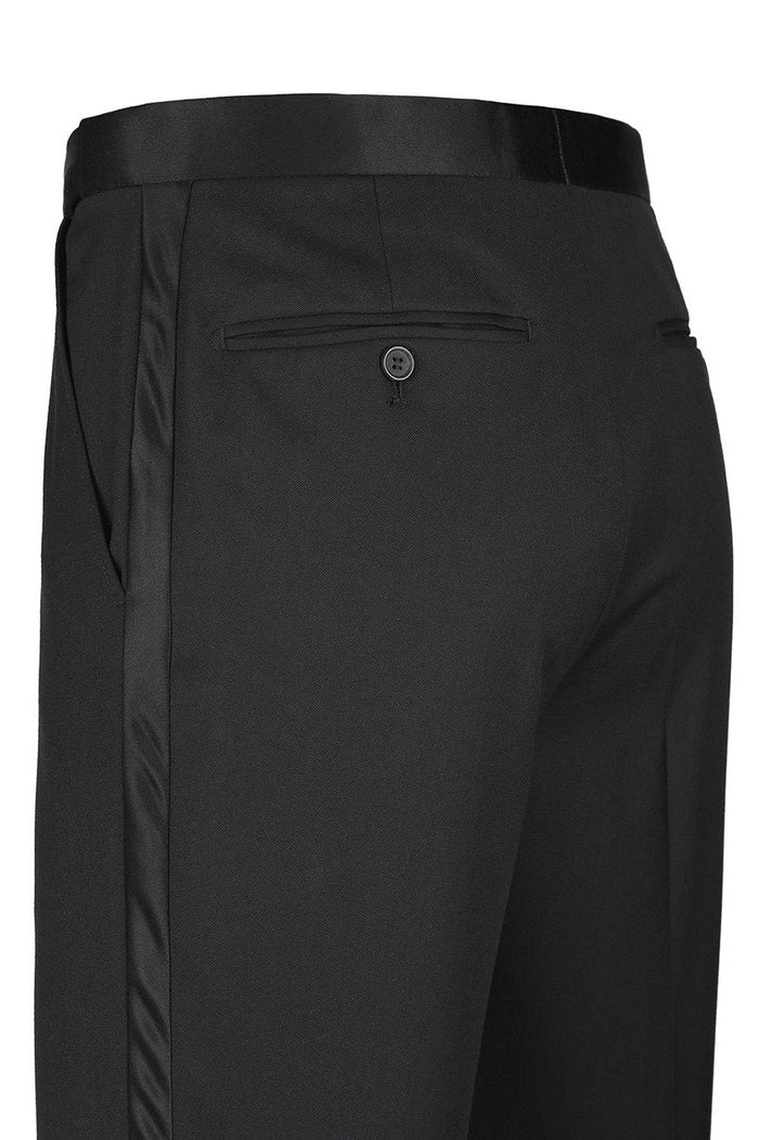 Louis Black 1-Button Peak Tuxedo (2-Piece Set) by RN Collection