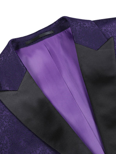 "Hugo" Purple Tuxedo Jacket (Separates)