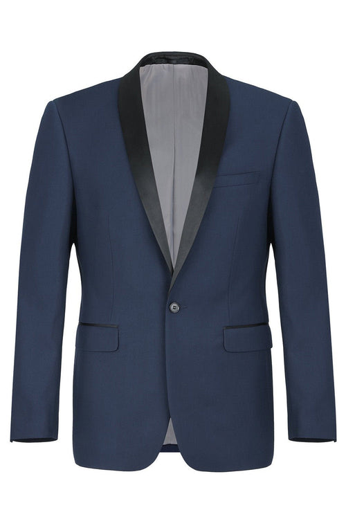 Paris Navy 1-Button Shawl Tuxedo (2-Piece Set) by RN Collection