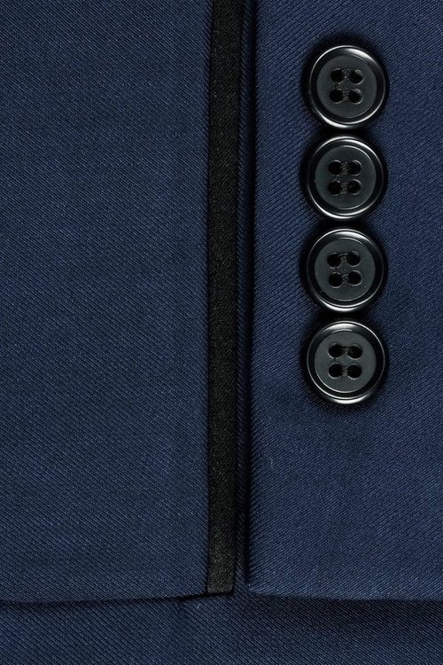 Paris Navy 1-Button Shawl Tuxedo (2-Piece Set) by RN Collection