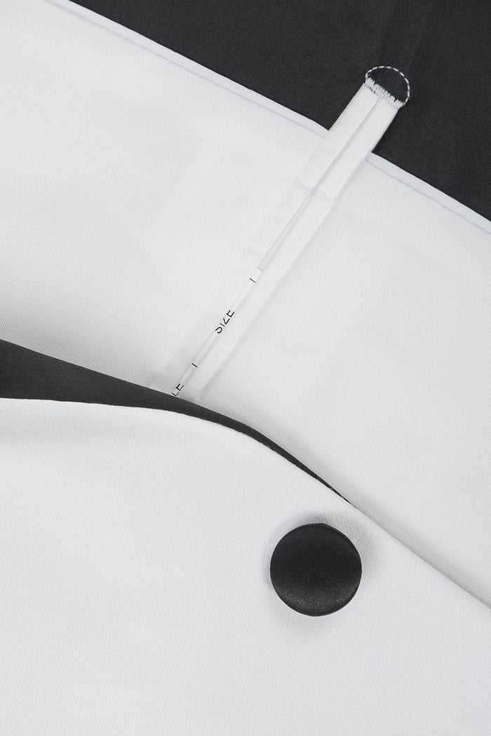 Paris Off-White 1-Button Shawl Tuxedo (2-Piece Set) by RN Collection