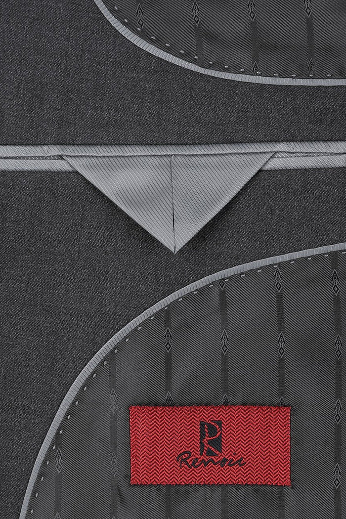 Rafael Dark Grey 2-Button Notch Suit (2-Piece Set) by RN Collection