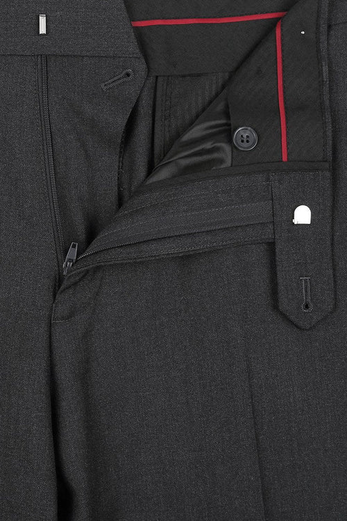 Rafael Dark Grey 2-Button Notch Suit (2-Piece Set) by RN Collection