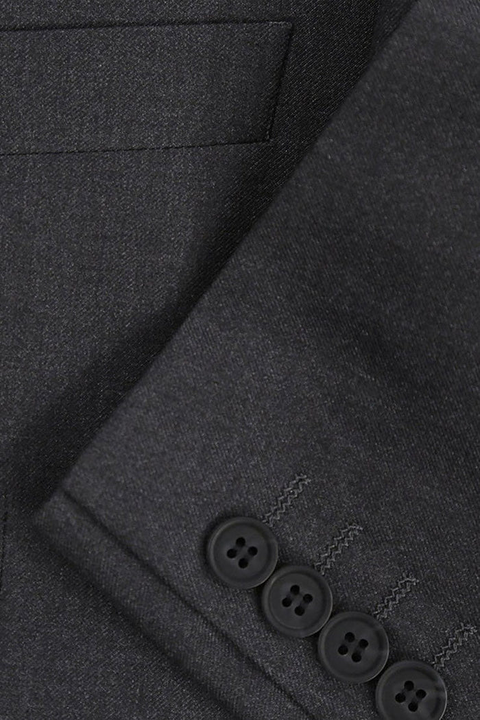 Rafael Dark Grey 2-Button Notch Suit (2-Piece Set) by RN Collection
