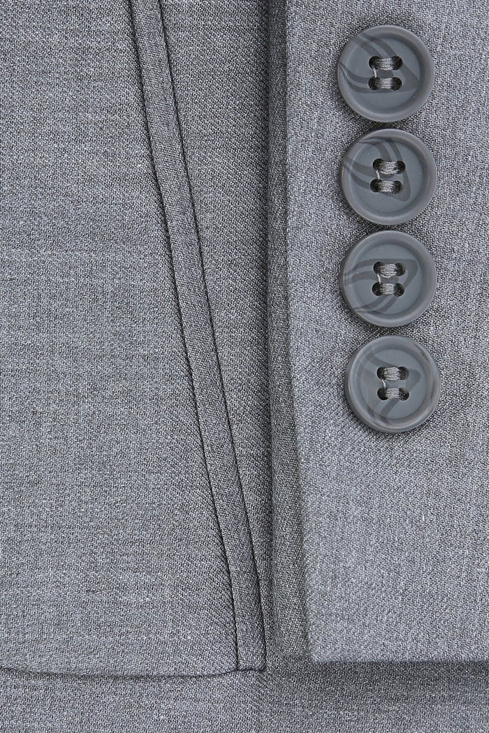 Rafael Light Grey 2-Button Notch Suit (2-Piece Set) by RN Collection