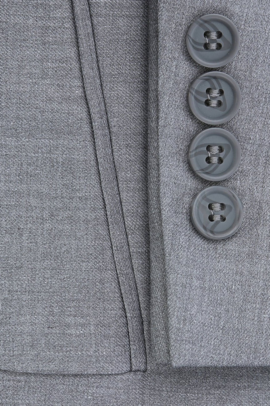 Rafael Light Grey 2-Button Notch Suit (2-Piece Set) by RN Collection