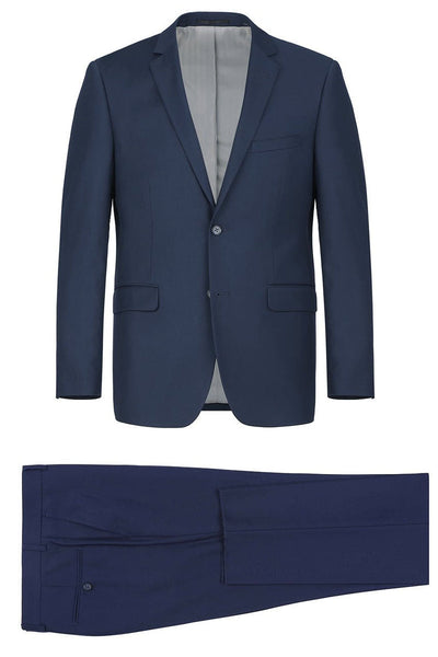 Rafael Navy 2-Button Notch Suit (2-Piece Set) by RN Collection