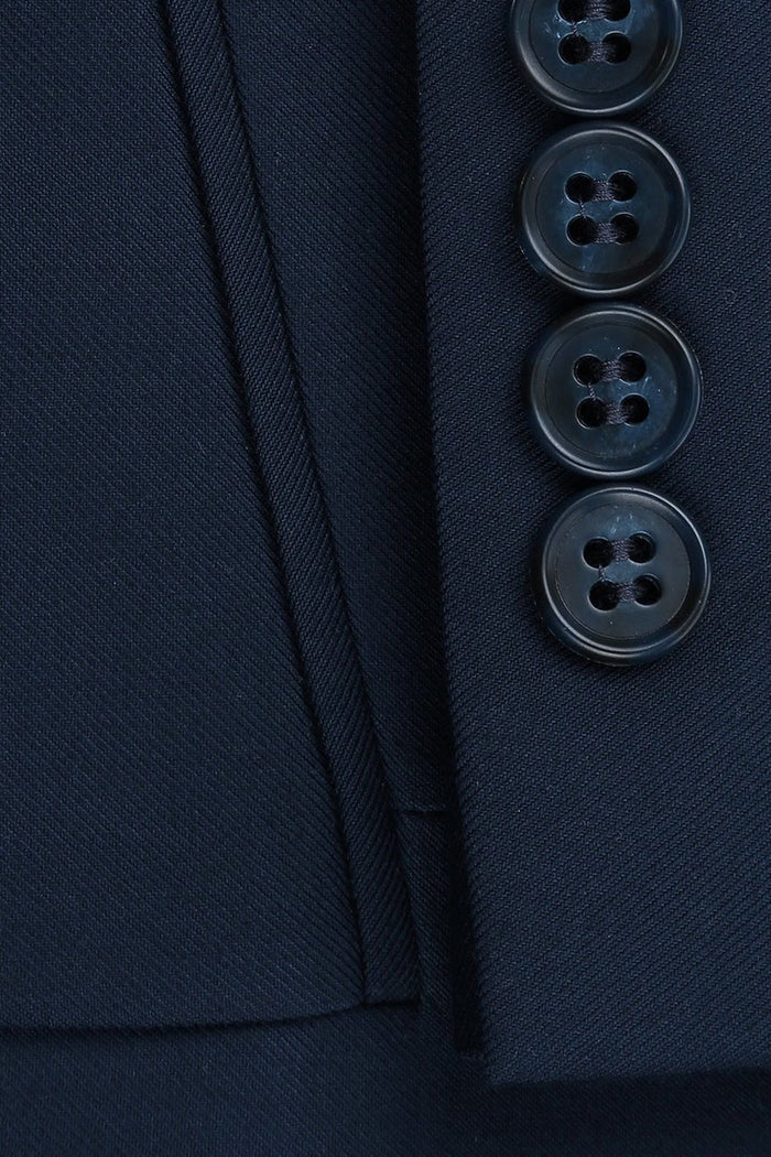 Rafael Navy 2-Button Notch Suit (2-Piece Set) by RN Collection