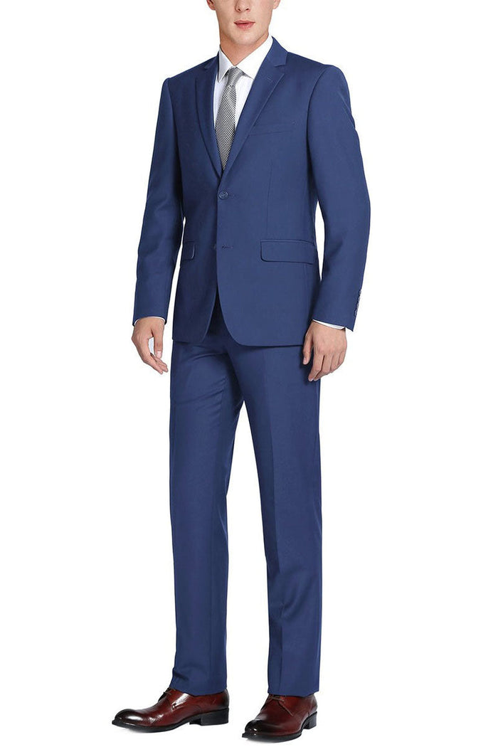 Rafael Royal Blue 2-Button Notch Suit (2-Piece Set) by RN Collection