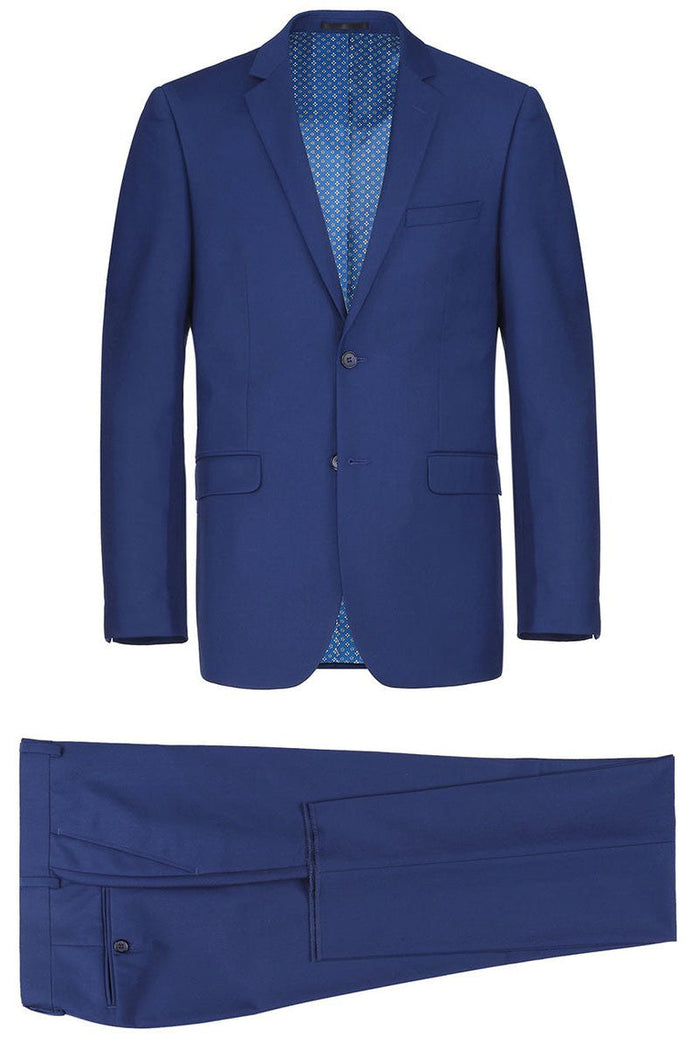 Rafael Royal Blue 2-Button Notch Suit (2-Piece Set) by RN Collection