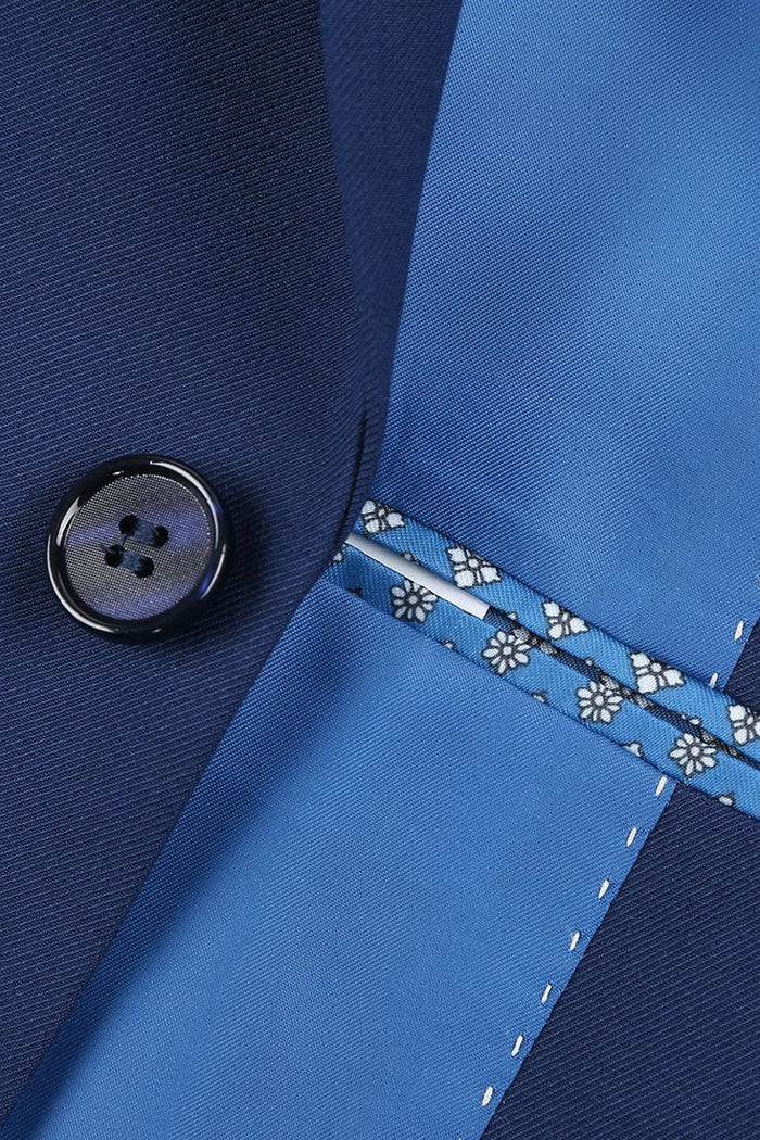 Rafael Royal Blue 2-Button Notch Suit (2-Piece Set) by RN Collection