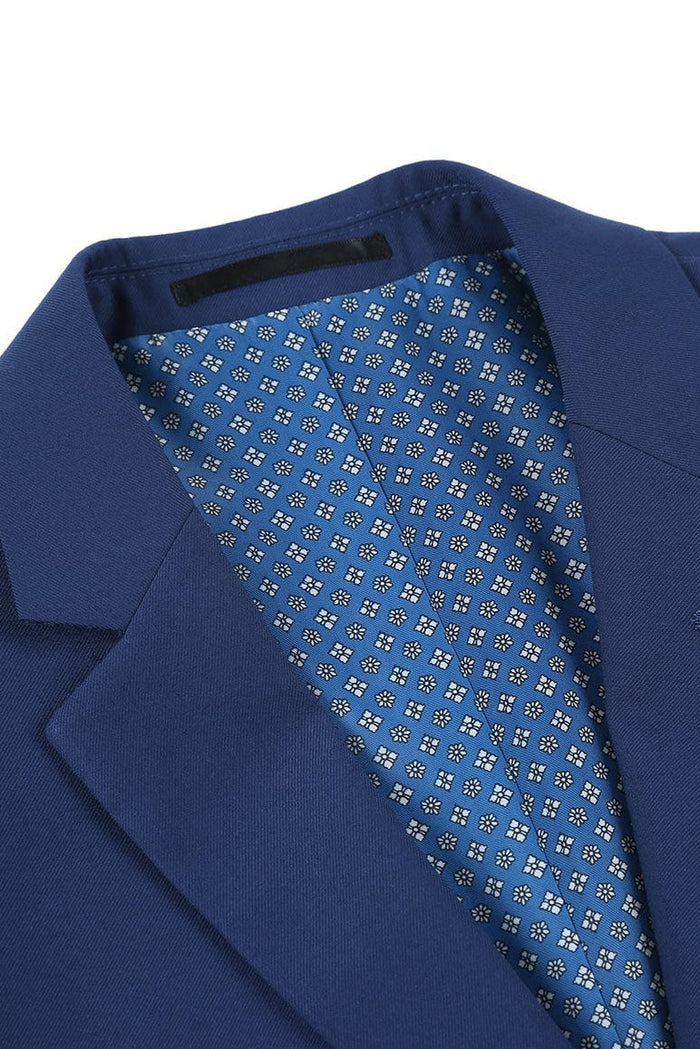 Rafael Royal Blue 2-Button Notch Suit (2-Piece Set) by RN Collection
