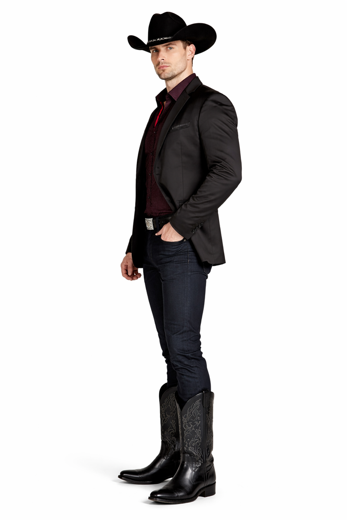Roberto Tapia Men’s Western Cowboy Blazer – Saco Vaquero para Hombre MON-2174 Stylish Charro Jacket