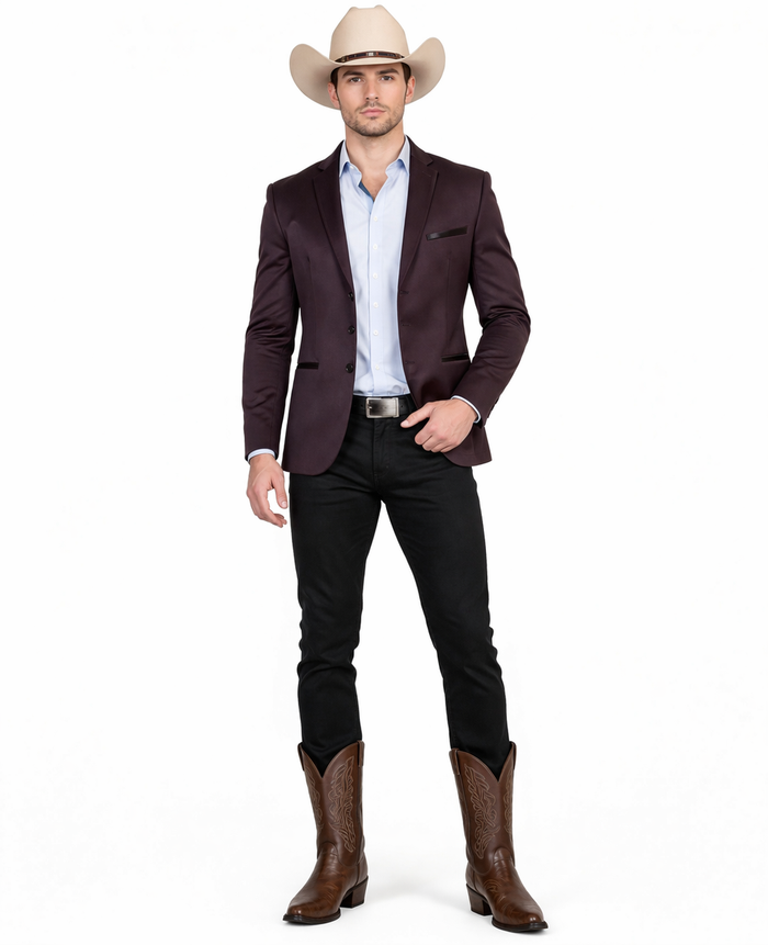 Roberto Tapia Men’s Western Cowboy Blazer – Saco Vaquero para Hombre MON-2174 Stylish Charro Jacket