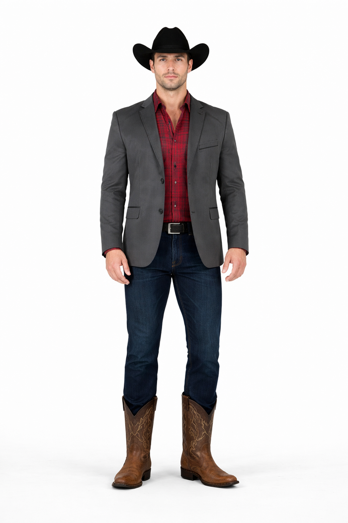 Roberto Tapia Men’s Western Cowboy Blazer – Saco Vaquero para Hombre MON-2174 Stylish Charro Jacket