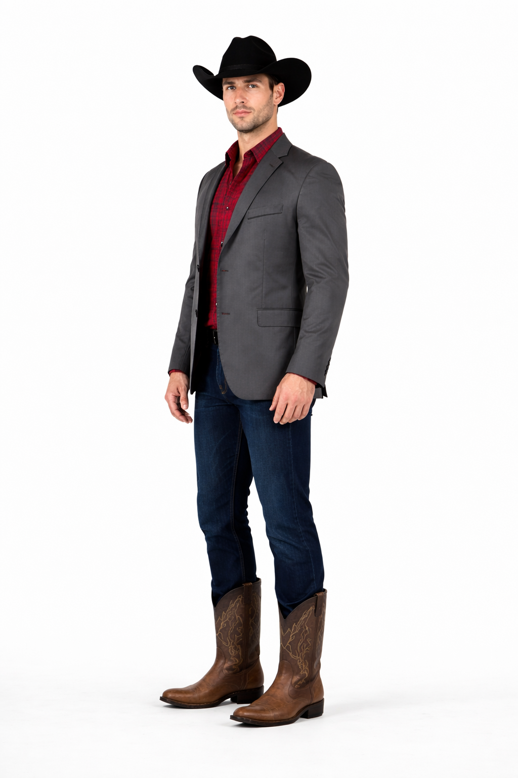 Roberto Tapia Men’s Western Cowboy Blazer – Saco Vaquero para Hombre MON-2174 Stylish Charro Jacket