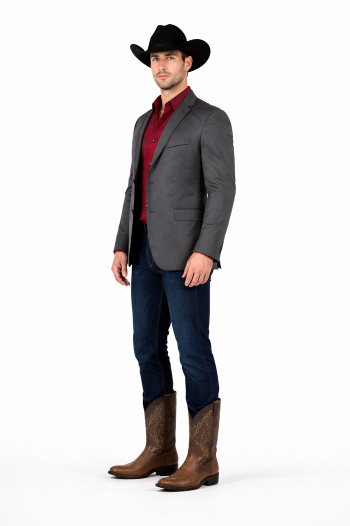 Roberto Tapia Men’s Western Cowboy Blazer – Saco Vaquero para Hombre MON-2174 Stylish Charro Jacket