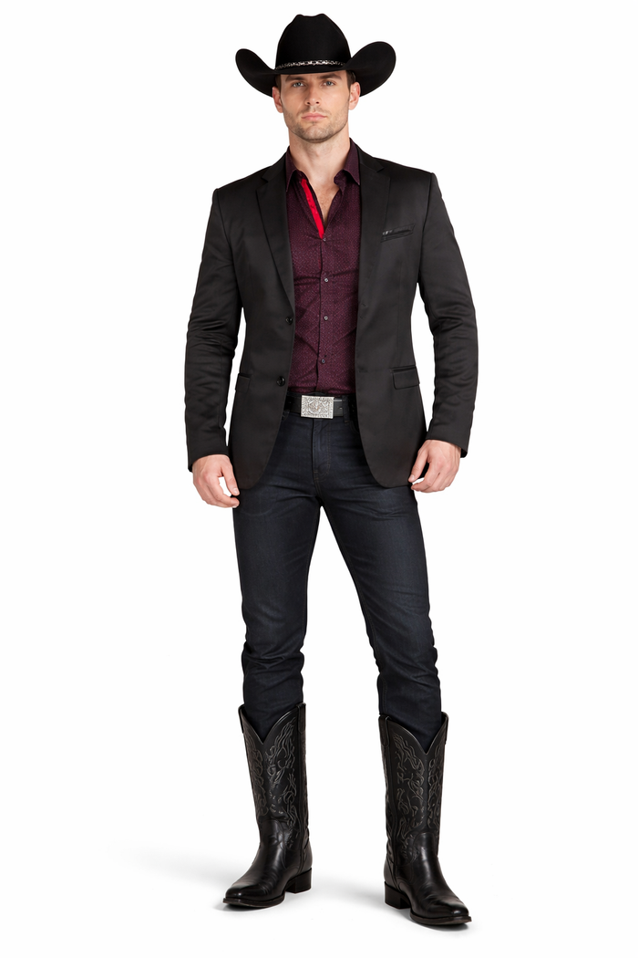 Roberto Tapia Men’s Western Cowboy Blazer – Saco Vaquero para Hombre MON-2174 Stylish Charro Jacket