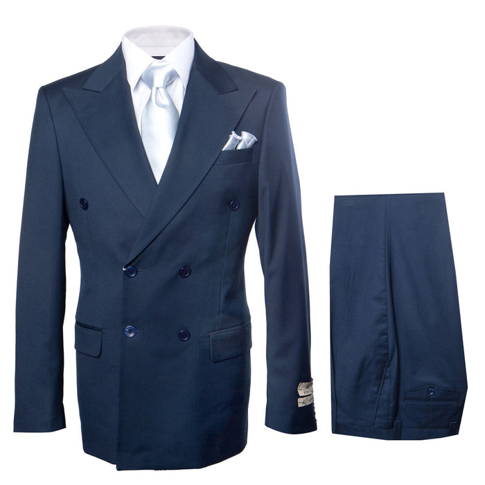 Rossi Man ARTHUR RM2302 Double-Breasted Suit - Men’s Formalwear by USA Men's Outlet