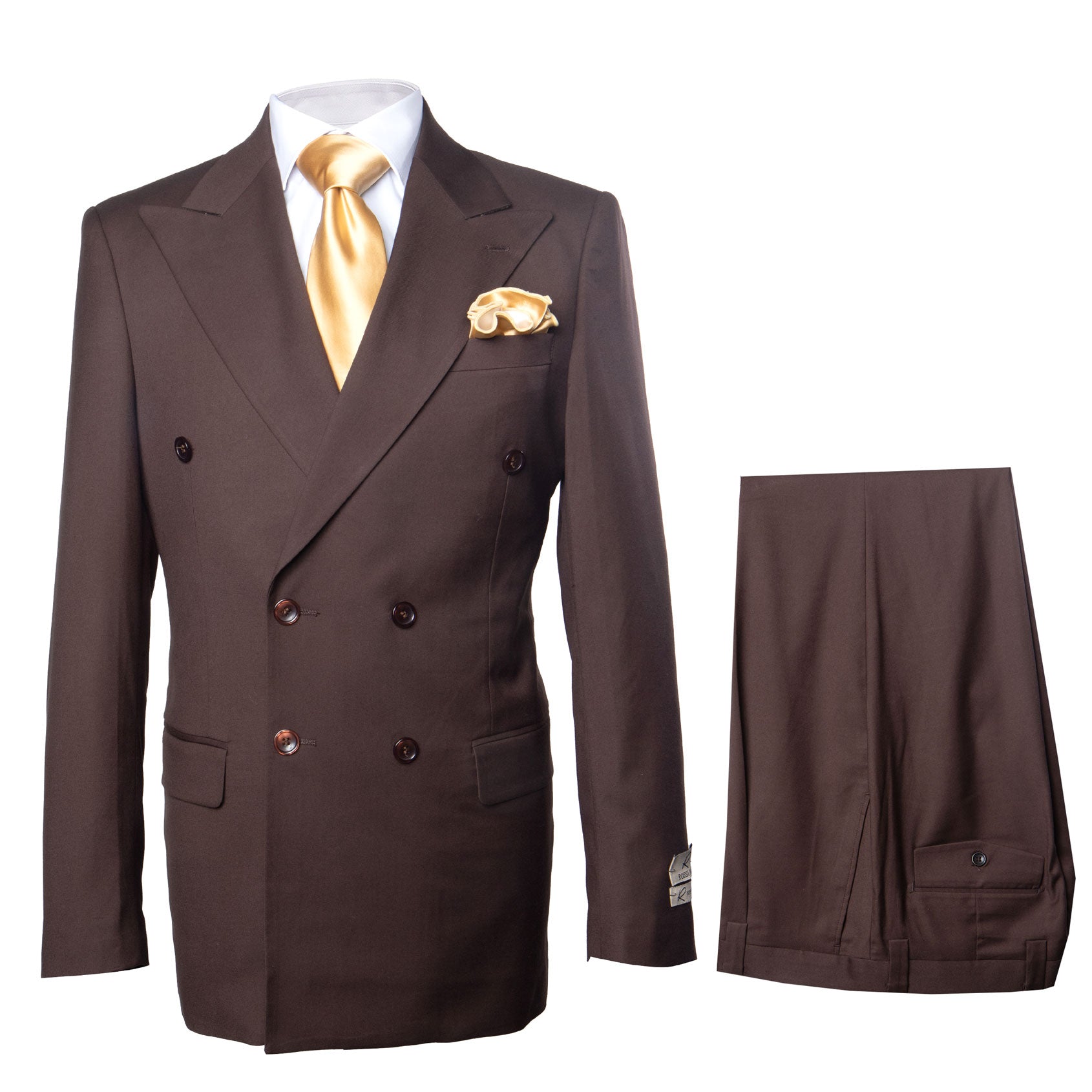 Rossi Man ARTHUR RM2303 Double-Breasted Suit - Formalwear for Men by USA Men's Outlet