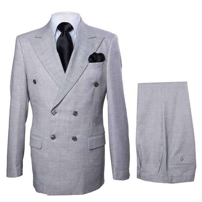 Rossi Man ARTHUR RM2305 Double-Breasted Suit - Men’s Formalwear USA Men's Outlet