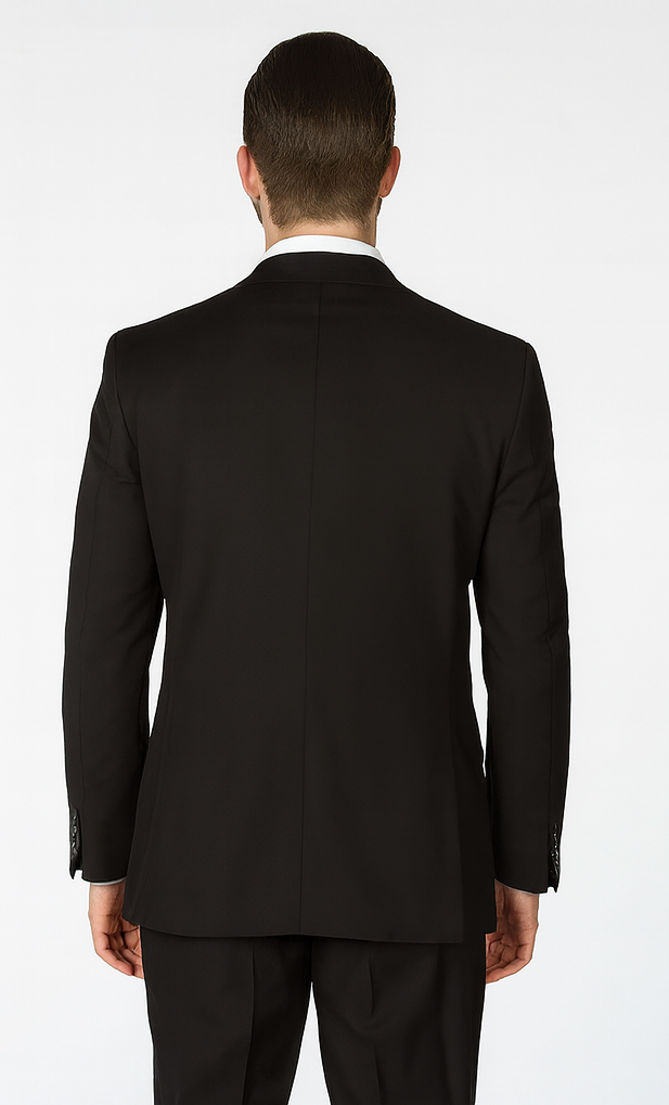 Rossi Man CYRUS RM101 Black 3-Piece Suit - Classic Men’s Formalwear at USA Men's Outlet