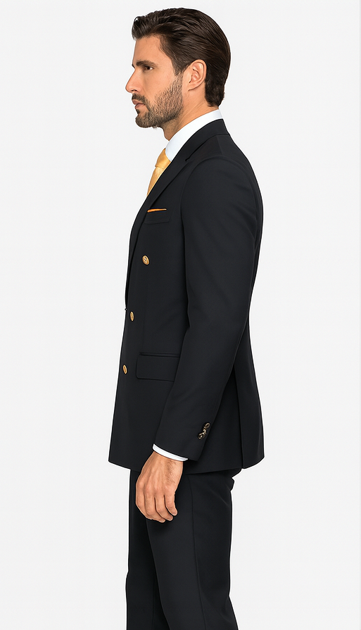 Rossi Man Double-Breasted 2-on-6 Suit - Men's Formalwear by USA Men's Outlet