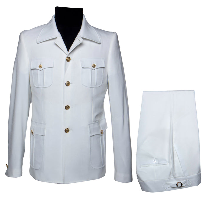 Rossi Man DUKE RM1762 Slim Fit 3-Piece White Suit - Modern Tailored Formalwear for Men at USA Men's Outlet