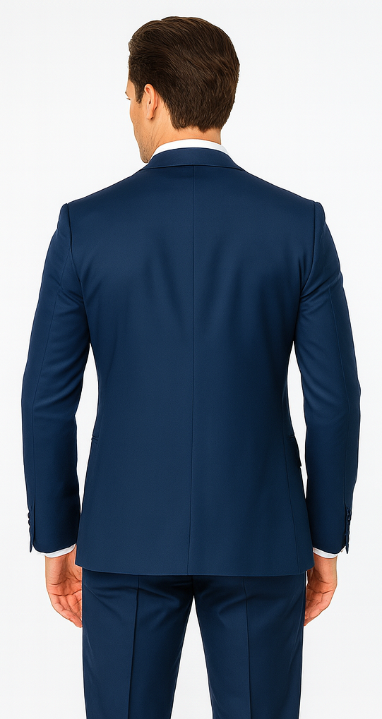 Rossi Man LEO RM1102 Modern 3-Piece Tuxedo for Men - Slim Fit Formal Suit for Special Occasions - USA Men's Outlet
