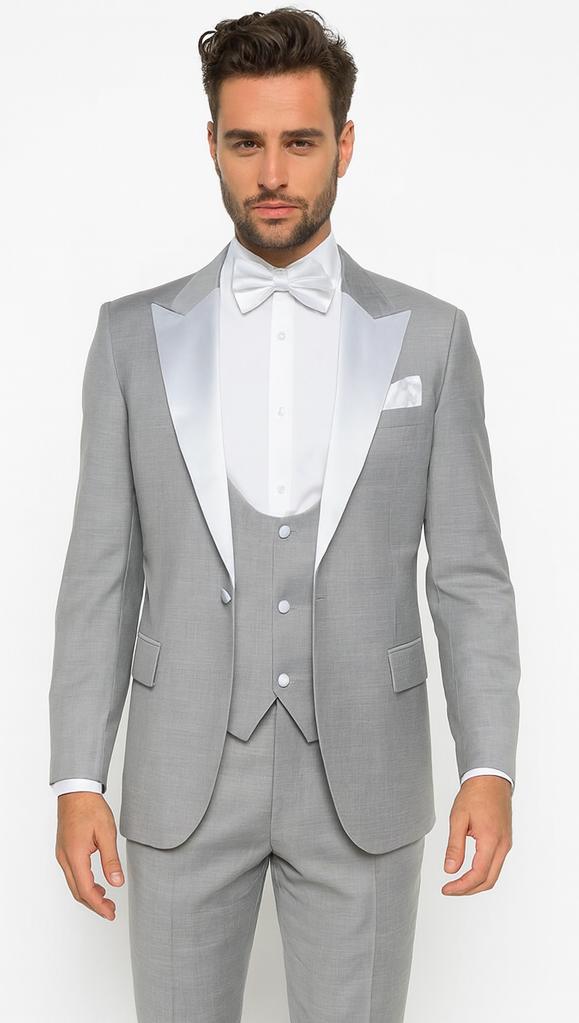 Rossi Man LEO RM1389 Classic Slim Fit Tuxedo for Men - Formalwear for Special Events USA Men's Outlet