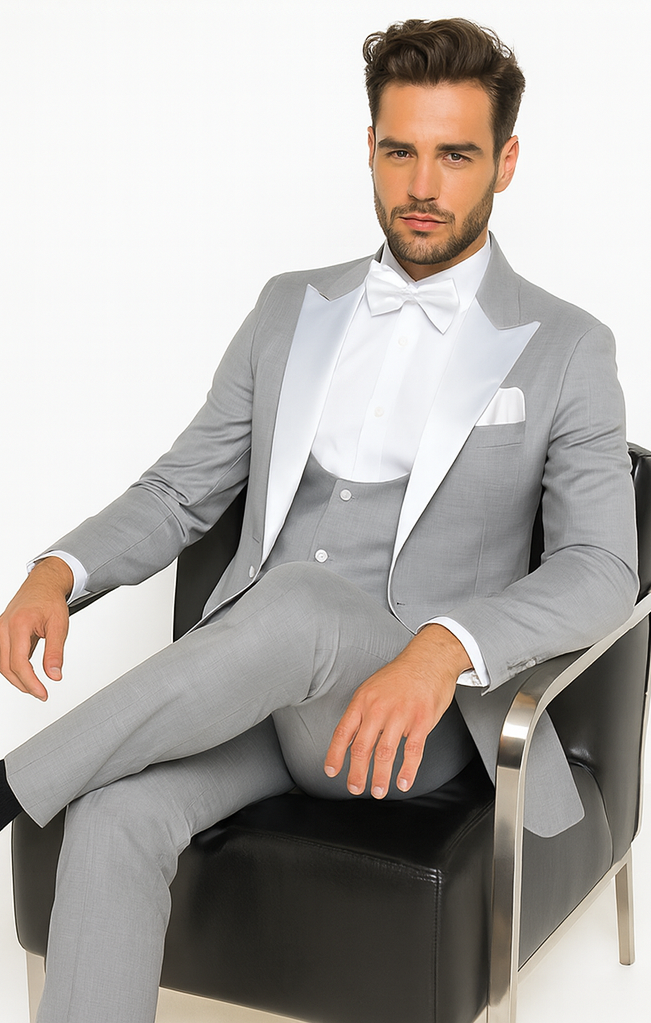 Rossi Man LEO RM1389 Classic Slim Fit Tuxedo for Men - Formalwear for Special Events USA Men's Outlet
