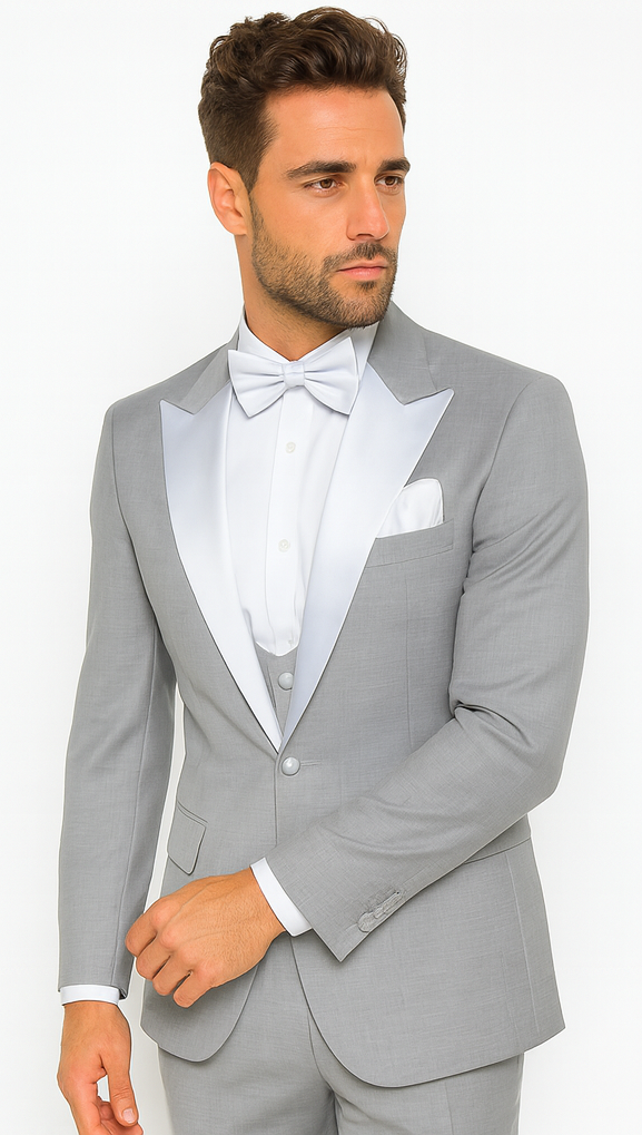 Rossi Man LEO RM1389 Classic Slim Fit Tuxedo for Men - Formalwear for Special Events USA Men's Outlet
