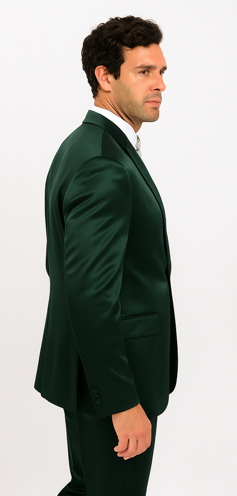 Rossi Man LEO RM1611 Men’s Slim Fit 3-Piece Suit - Modern Formalwear for Events by USA Men's Outlet