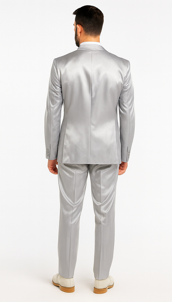 Rossi Man LEO RM1622 Men’s Slim Fit 3-Piece Off-White Designer Suit - Formalwear for Special Occasions | USA Men's Outlet