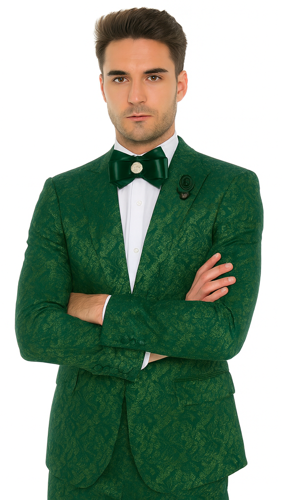 Rossi Man LEO RM1904 Modern Men’s Slim Fit Suit - Formalwear for Special Occasions USA Men's Outlet