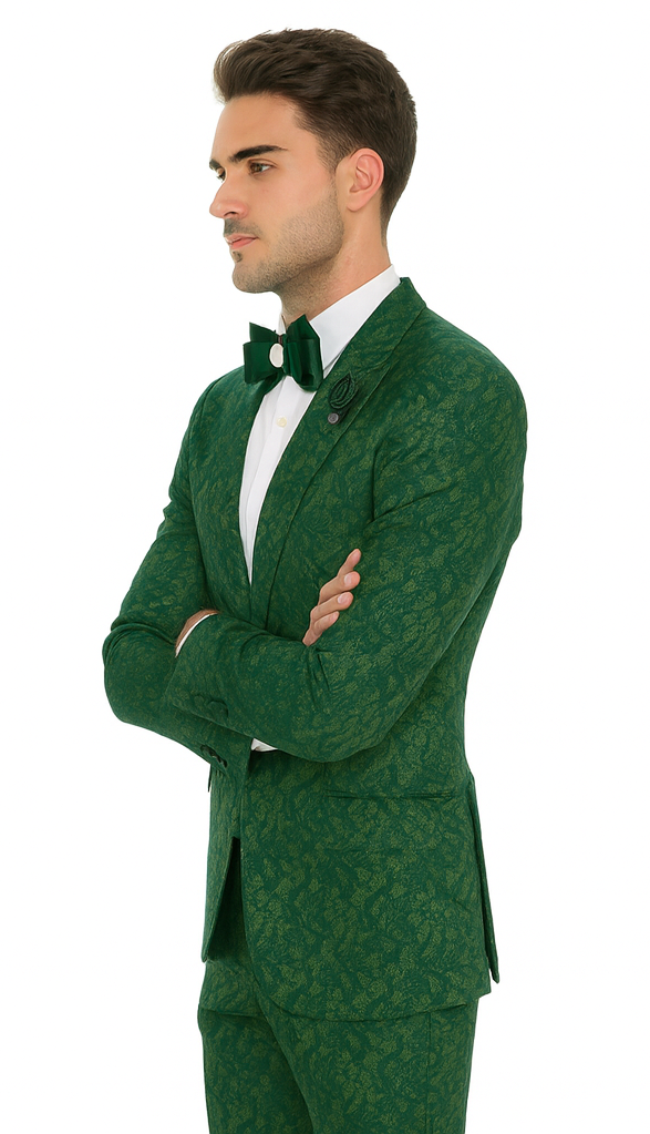 Rossi Man LEO RM1904 Modern Men’s Slim Fit Suit - Formalwear for Special Occasions USA Men's Outlet