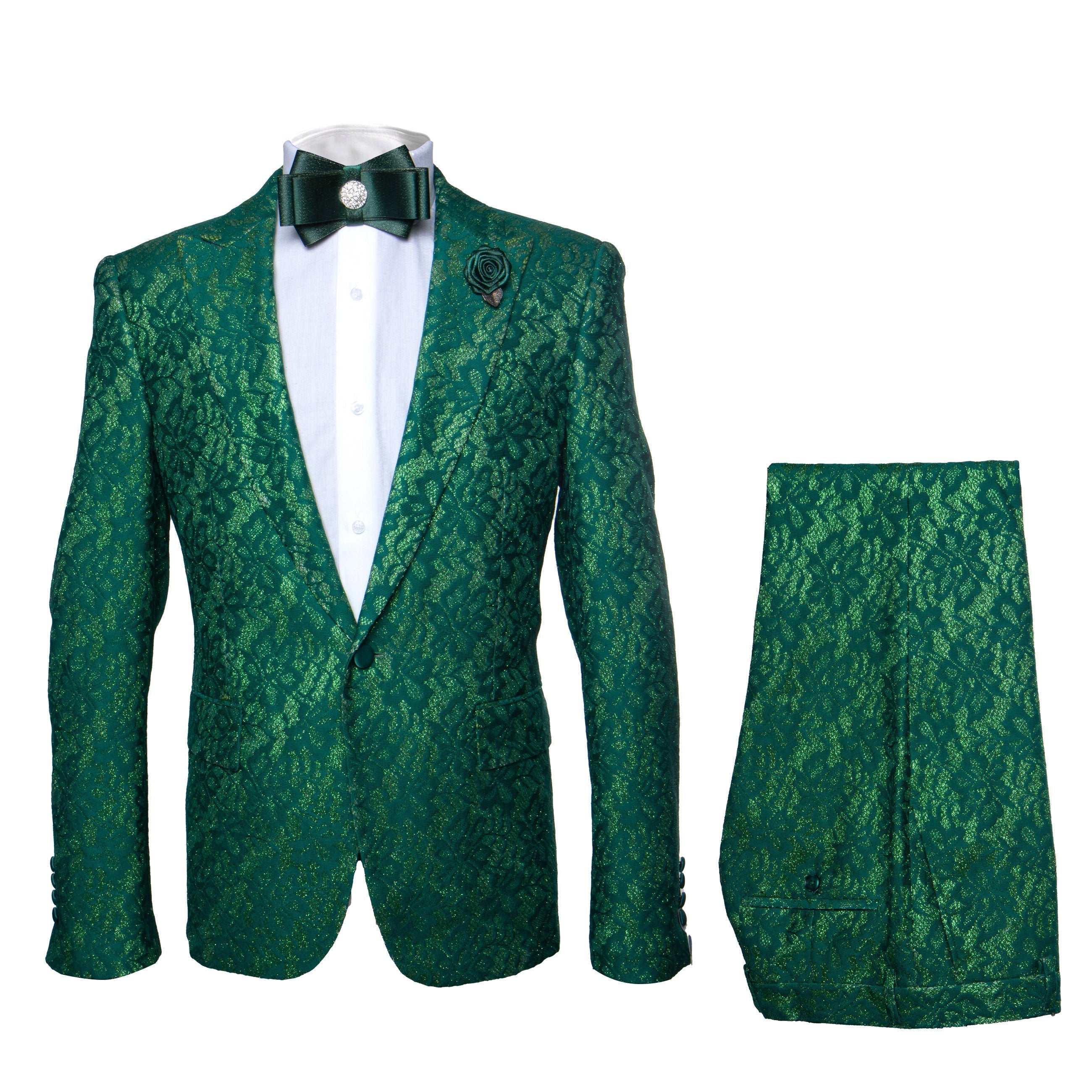 Rossi Man LEO RM1904 Modern Men’s Slim Fit Suit - Formalwear for Special Occasions USA Men's Outlet