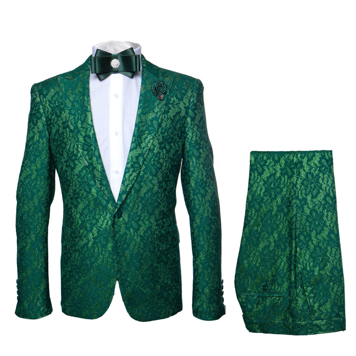 Rossi Man LEO RM1904 Modern Men’s Slim Fit Suit - Formalwear for Special Occasions USA Men's Outlet
