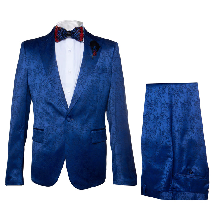 Rossi Man LEO RM1906 Men’s Slim Fit 2-Piece Suit - Modern Formalwear for Special Events by USA Men's Outlet